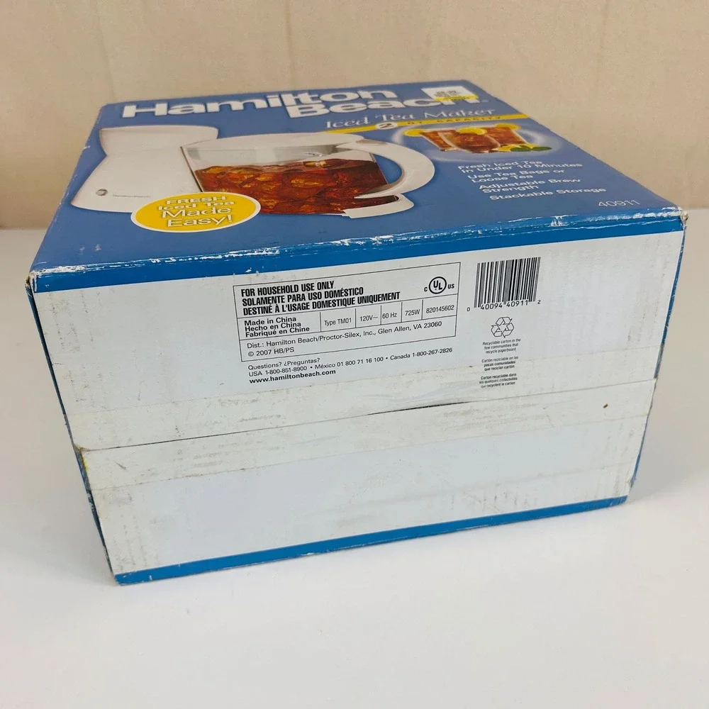 NEW Hamilton Beach 40911 2-Quart Electric Iced Tea Maker